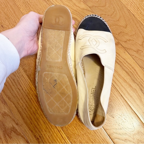 CHANEL leather espadrilles - Picture 5 of 7